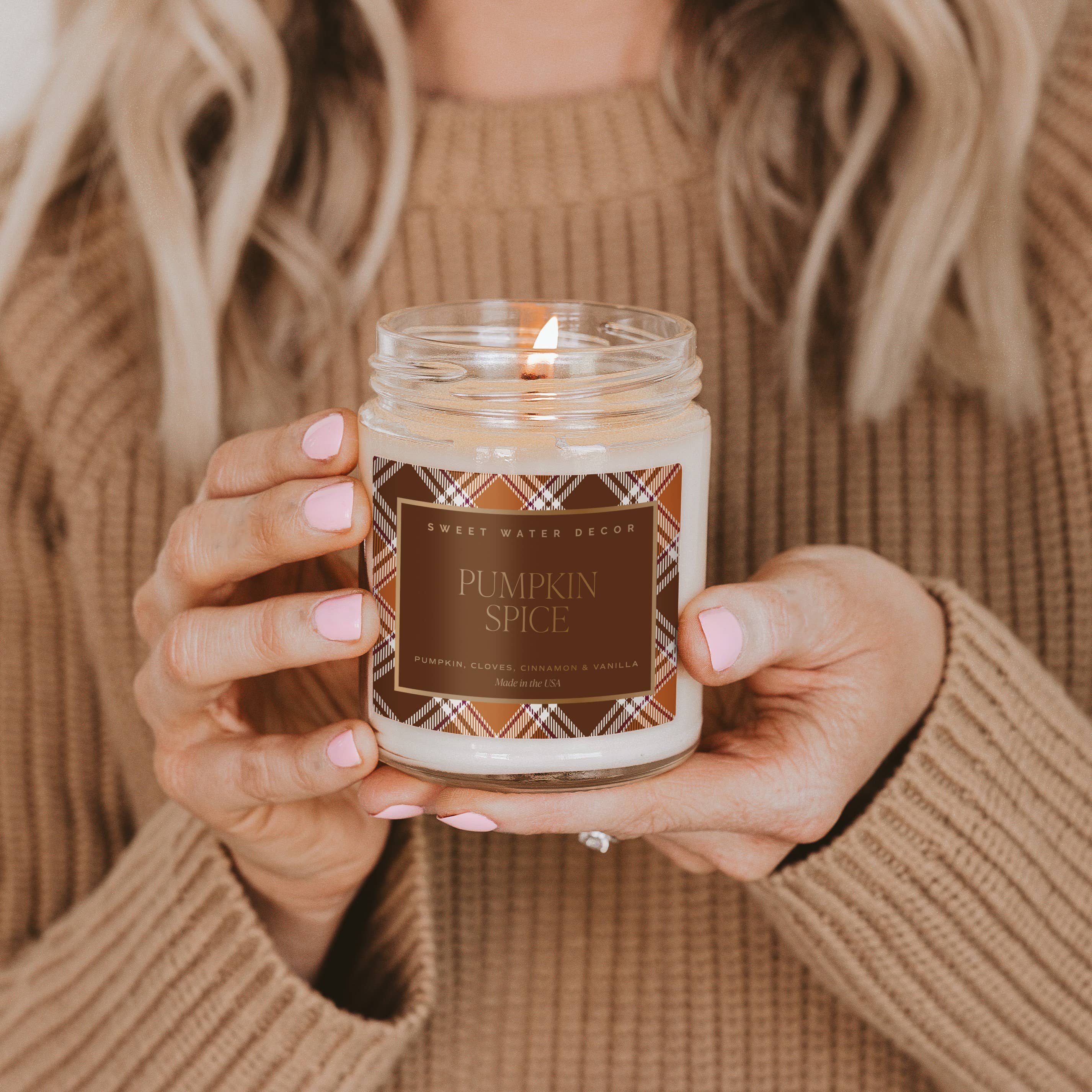 *NEW* Pumpkin Spice 9 oz Soy Candle - Fall Decor