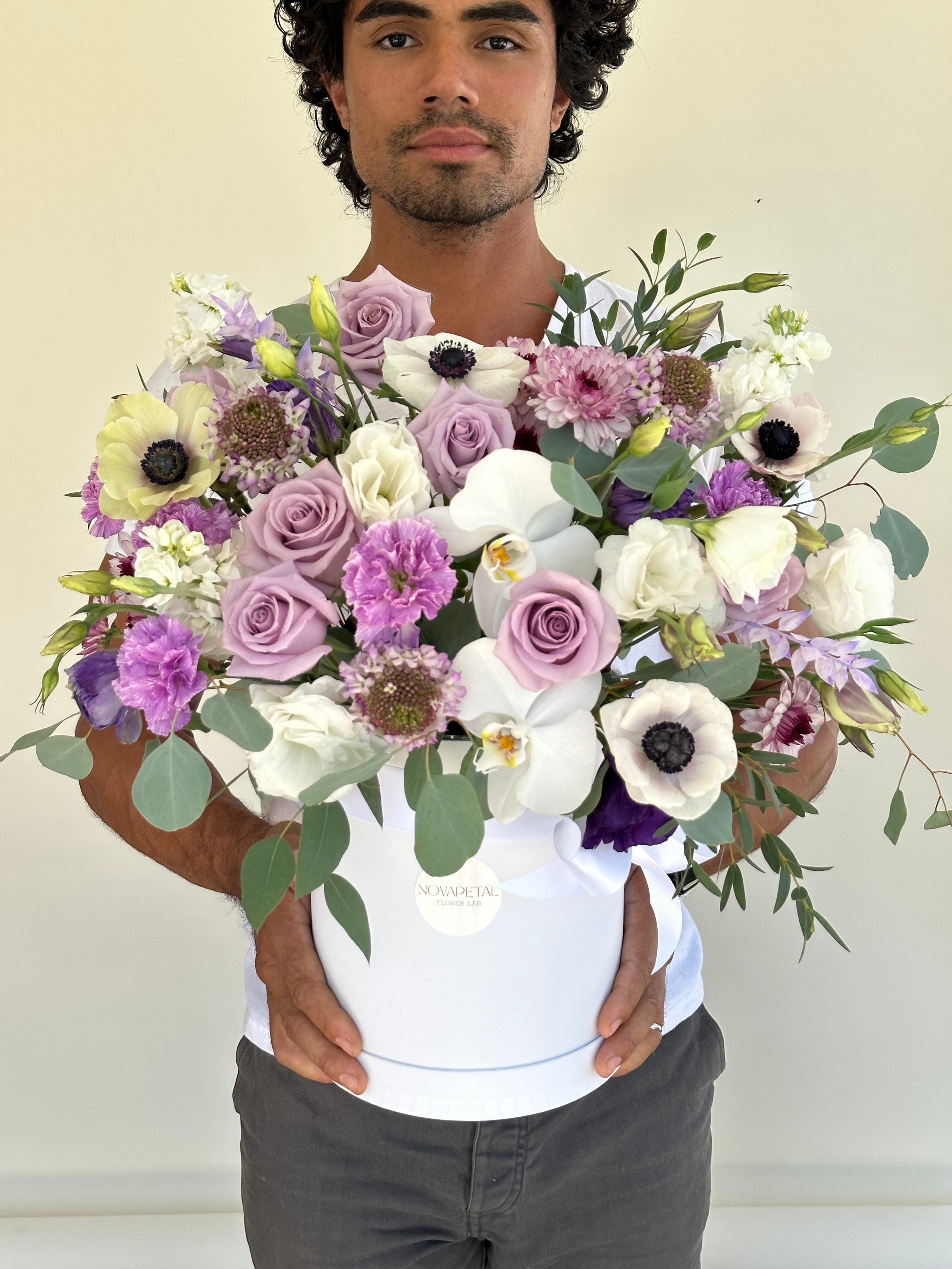 Blueberry sorbet Box Arrangement