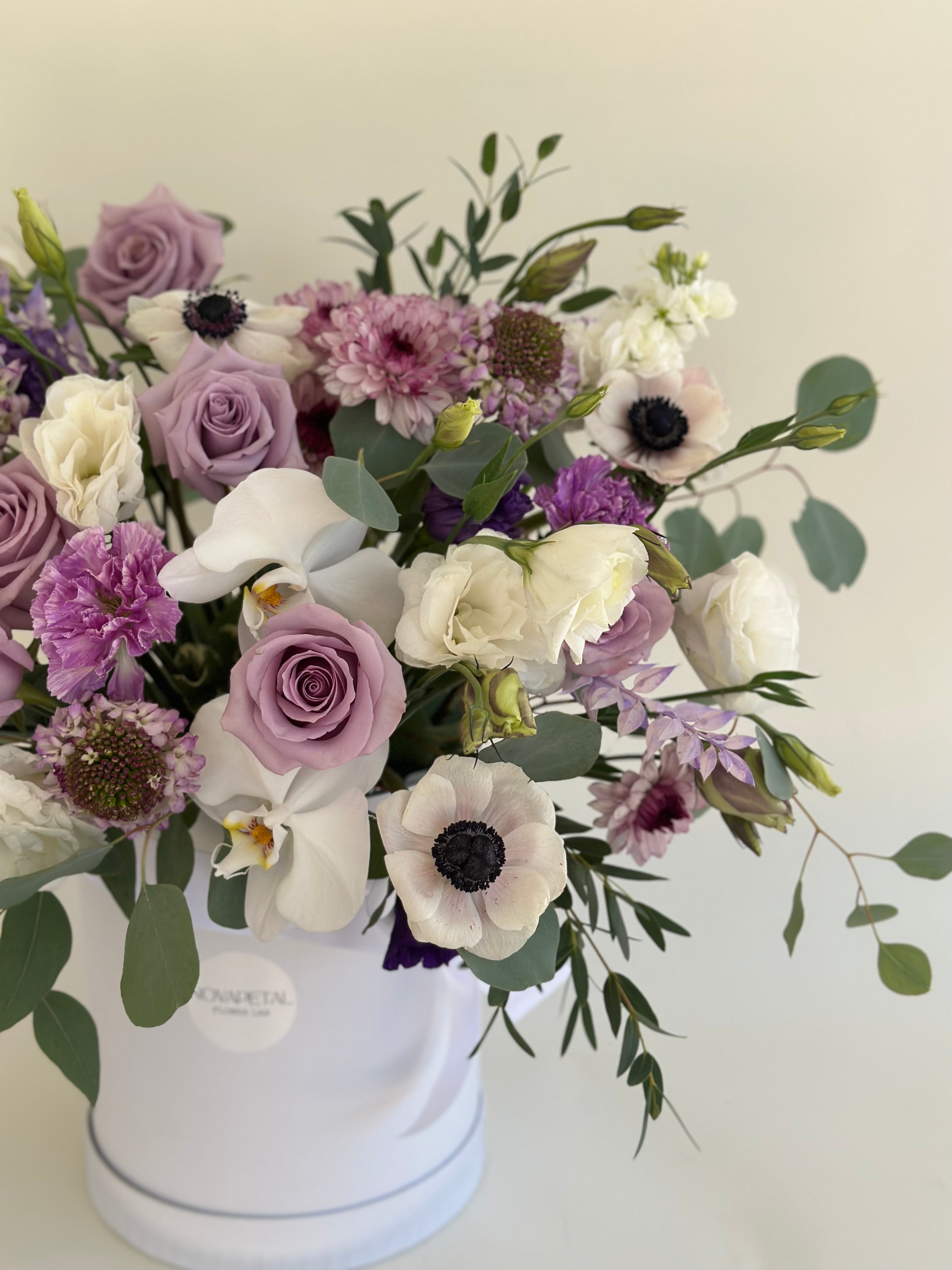 Blueberry sorbet Box Arrangement