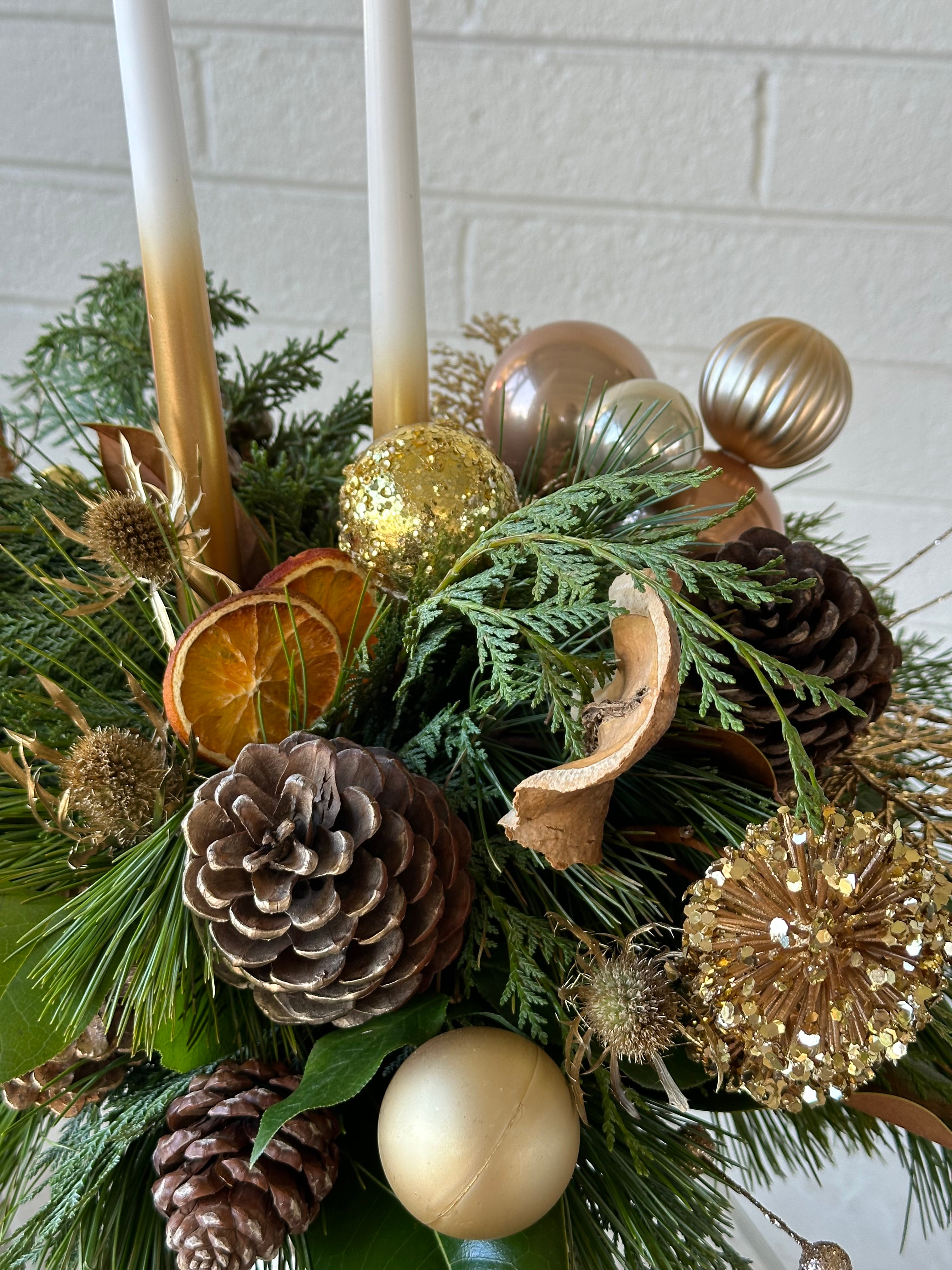 Champagne gold Centerpiece