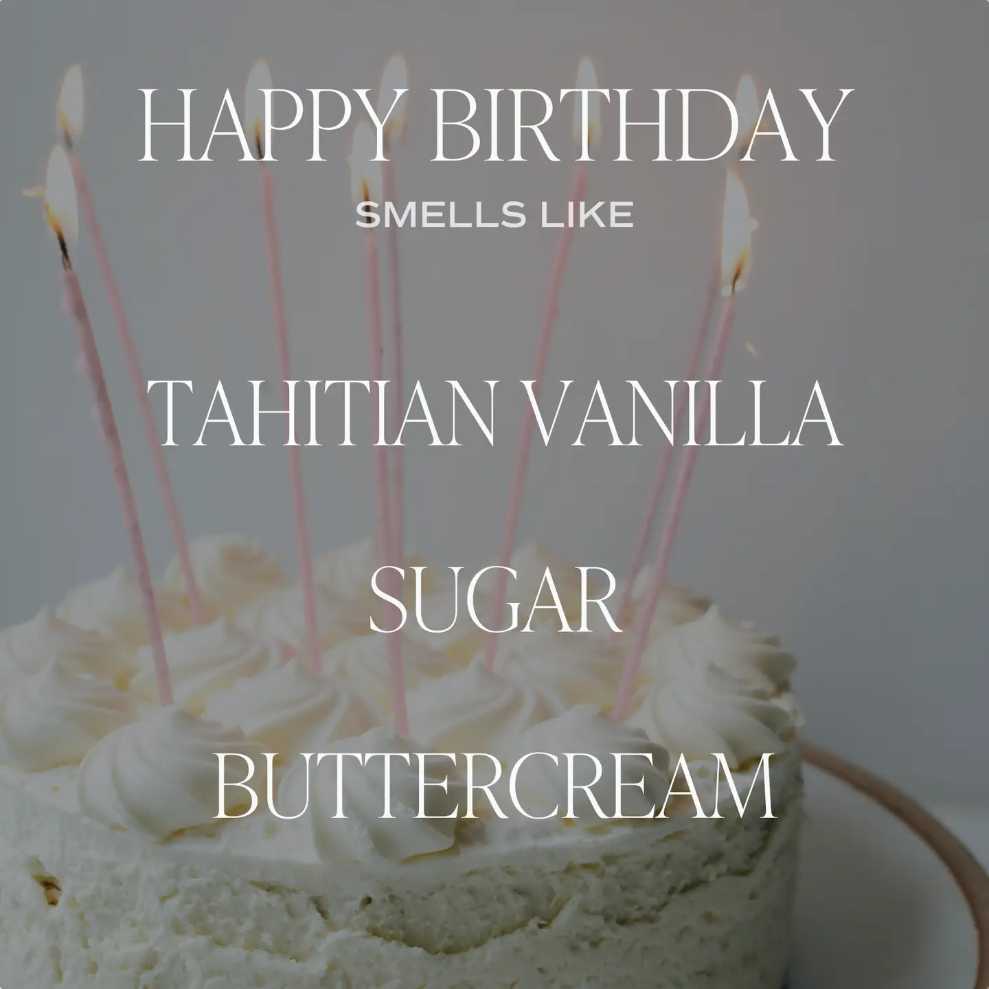 Happy Birthday Soy Candle - Ribbed glass