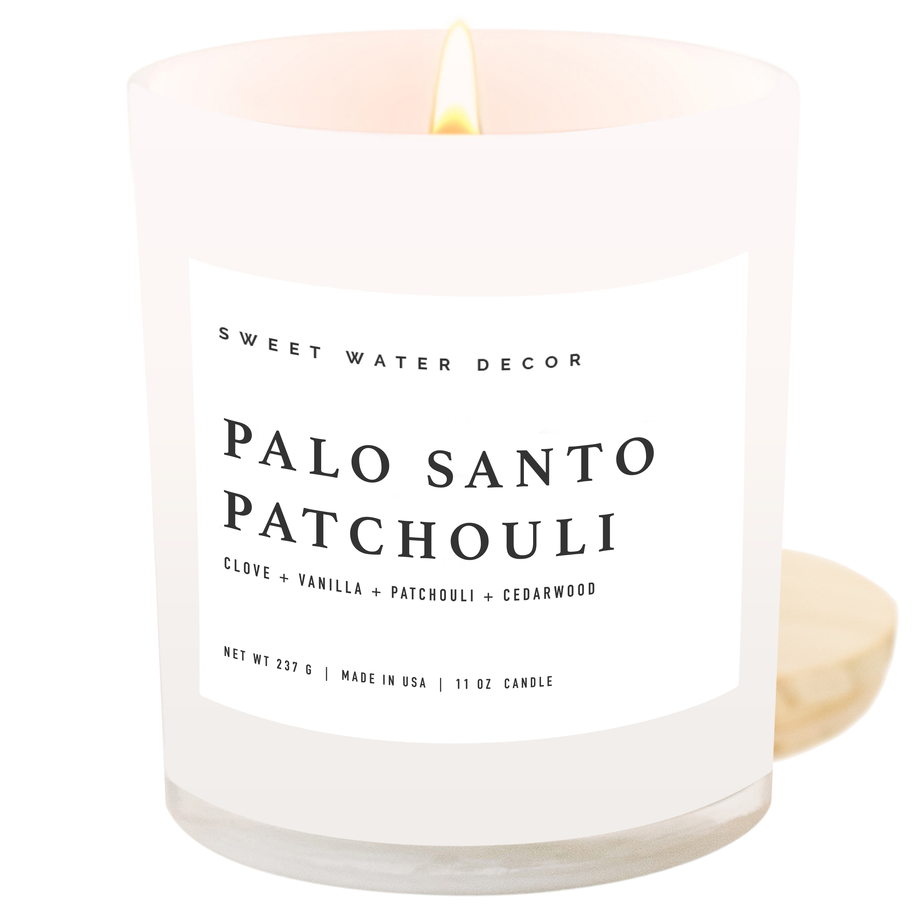 Palo Santo Patchouli 11 oz Soy Candle - Home Decor & Gifts
