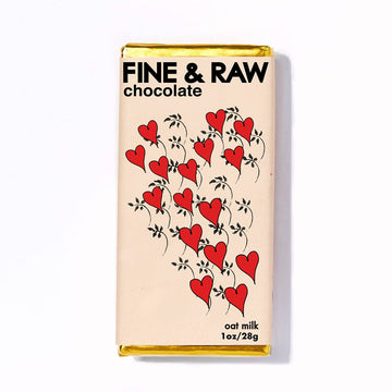 Valentines 2025 1oz Oat Milk Chocolate Bar