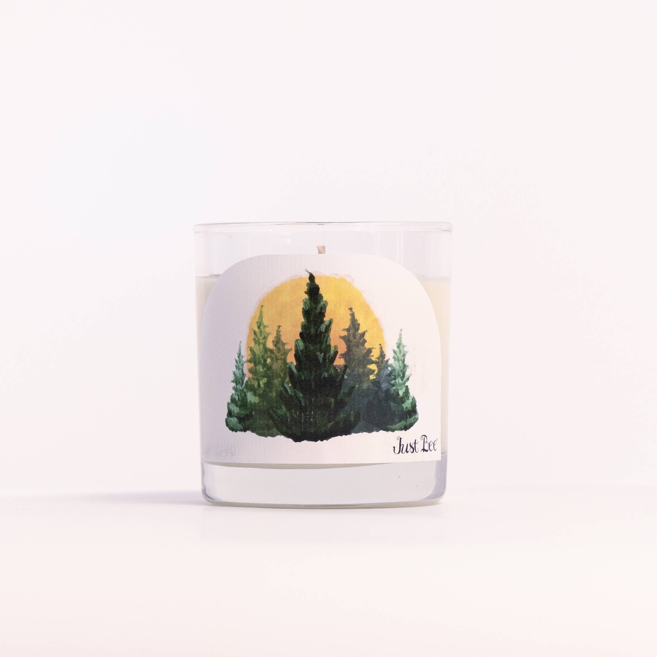 Hinoki Sanctuary - Medium Glass - Just Bee Candle