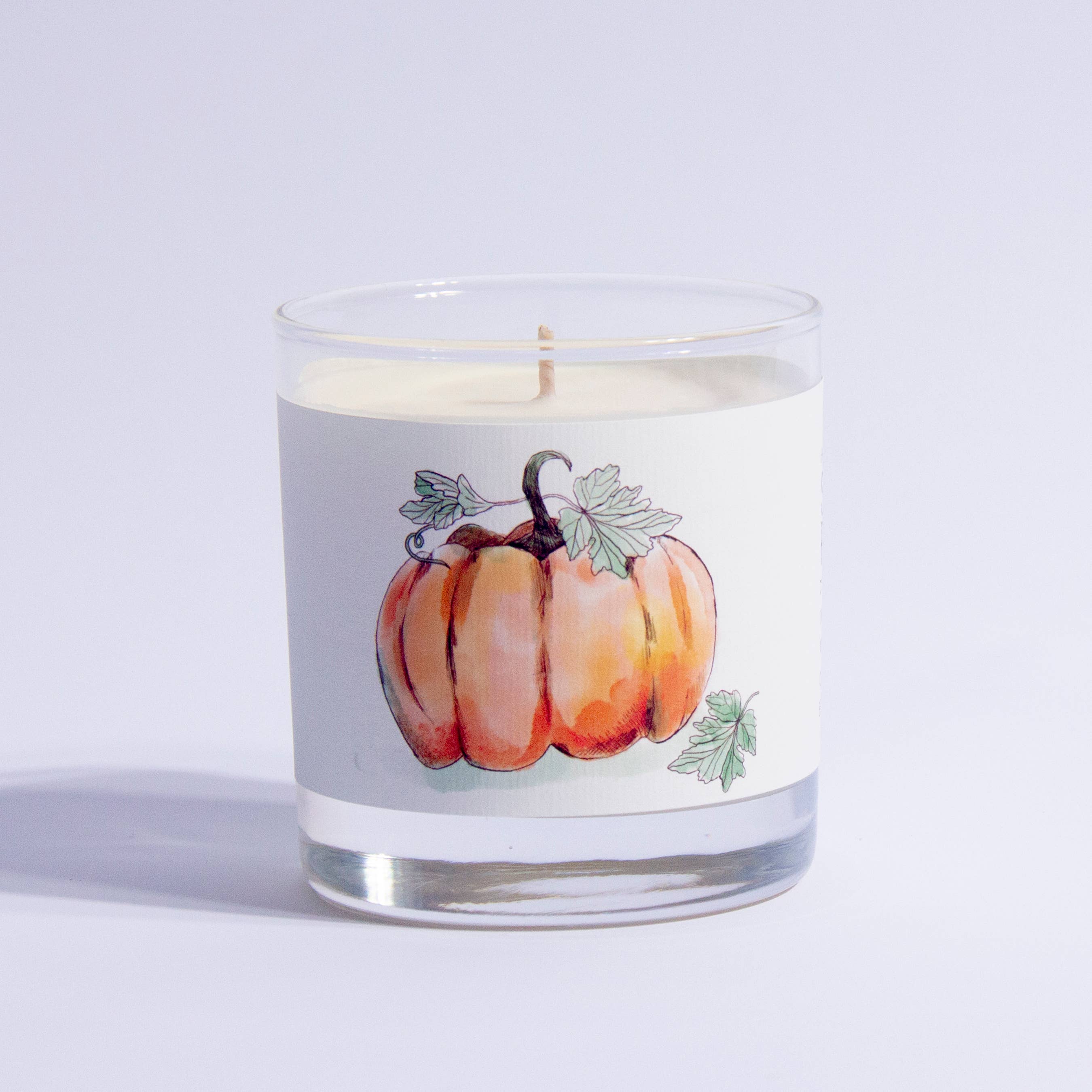 Spiced Pumpkin - Medium Glass - Just Bee Candle