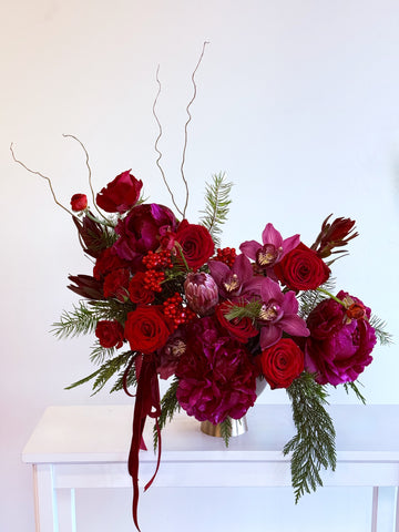 Opulent Scarlet Arrangement