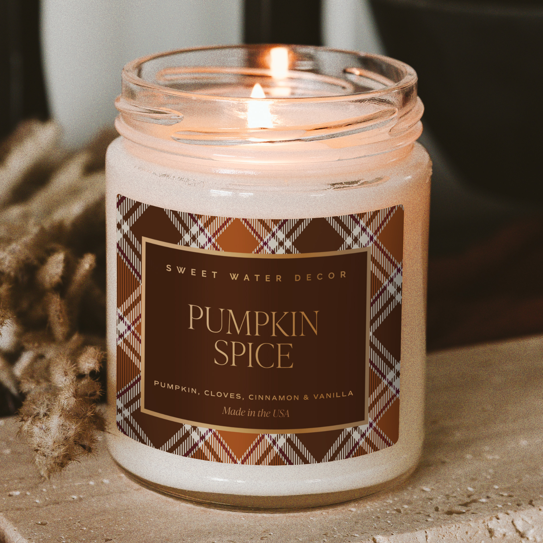 *NEW* Pumpkin Spice 9 oz Soy Candle - Fall Decor