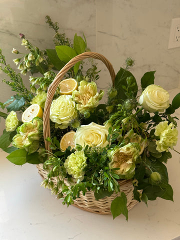 Healthy Choice - Floral and Vegetable arrangement Basket