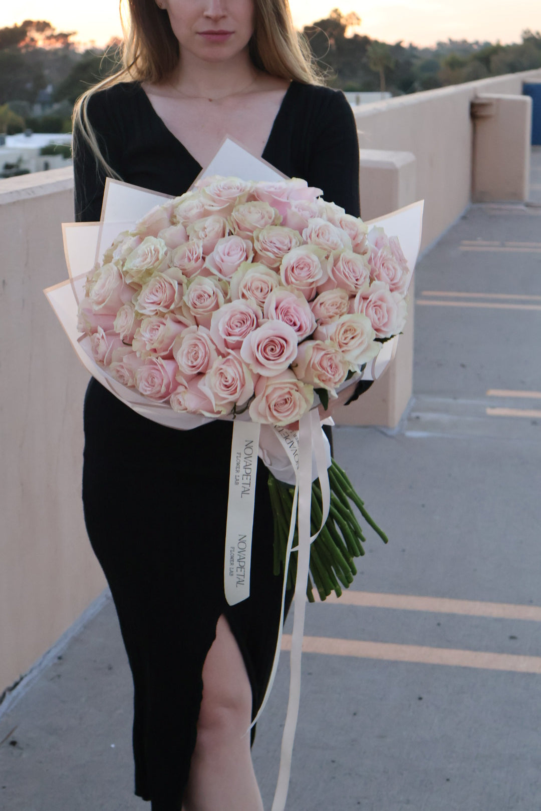 Bouquet of Blush  Roses  Ramo Bouchon
