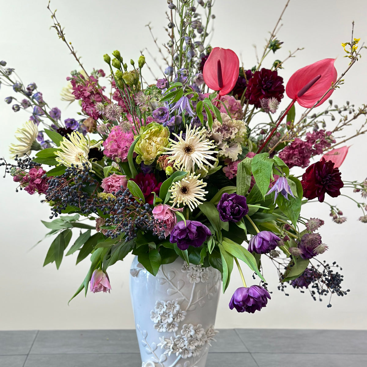 One-of-a-Kind Tall Vase Arrangement