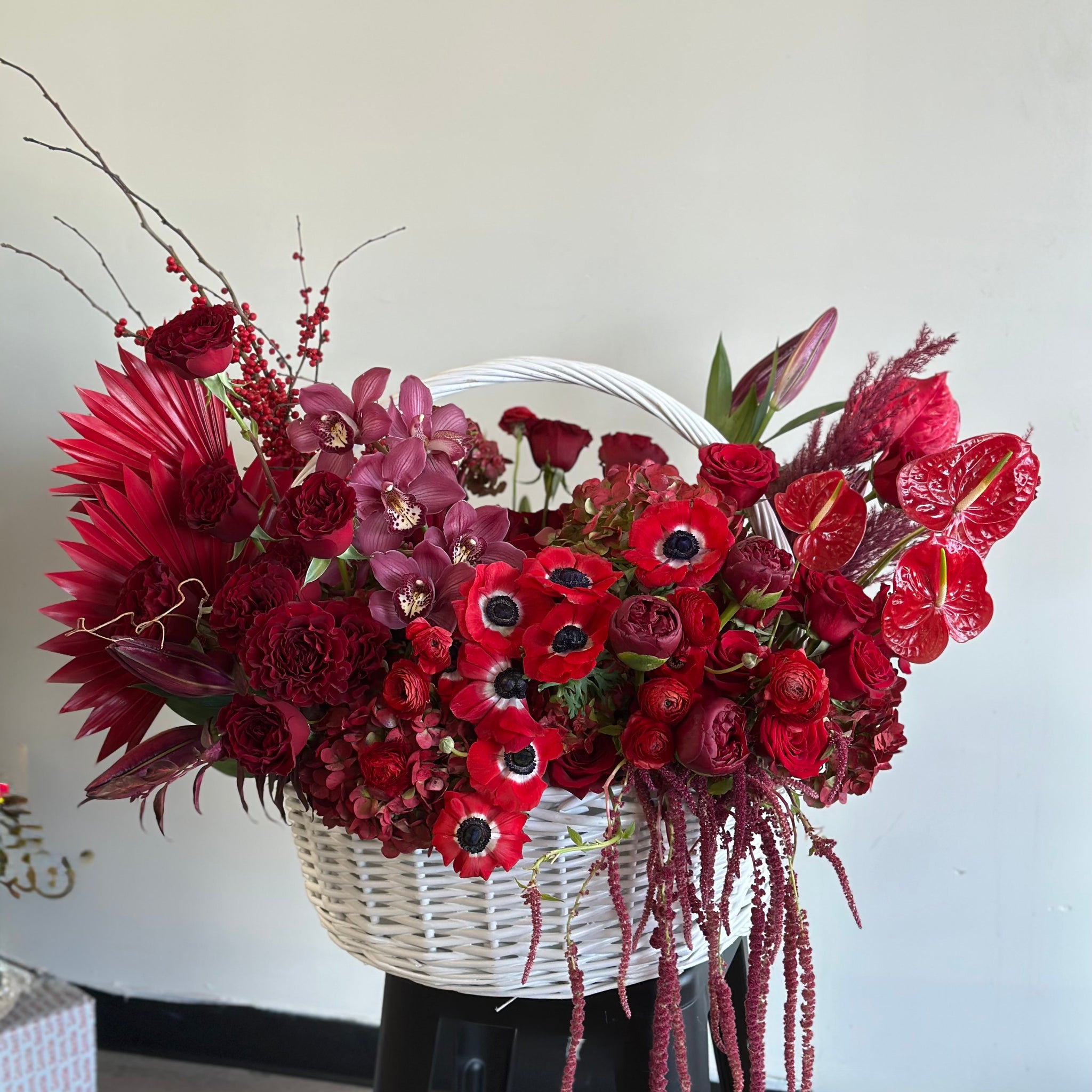 Passion bloom basket