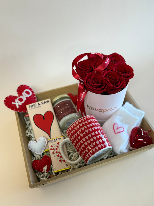 Valentines love gift box