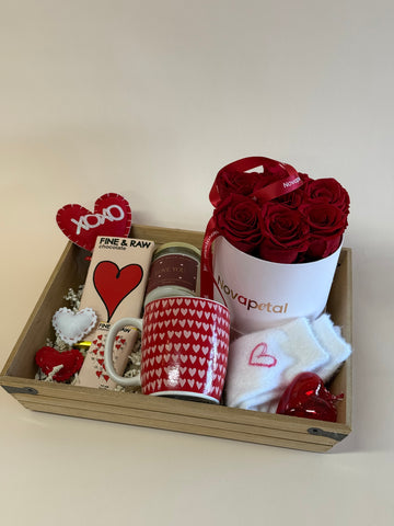 Valentines love gift box