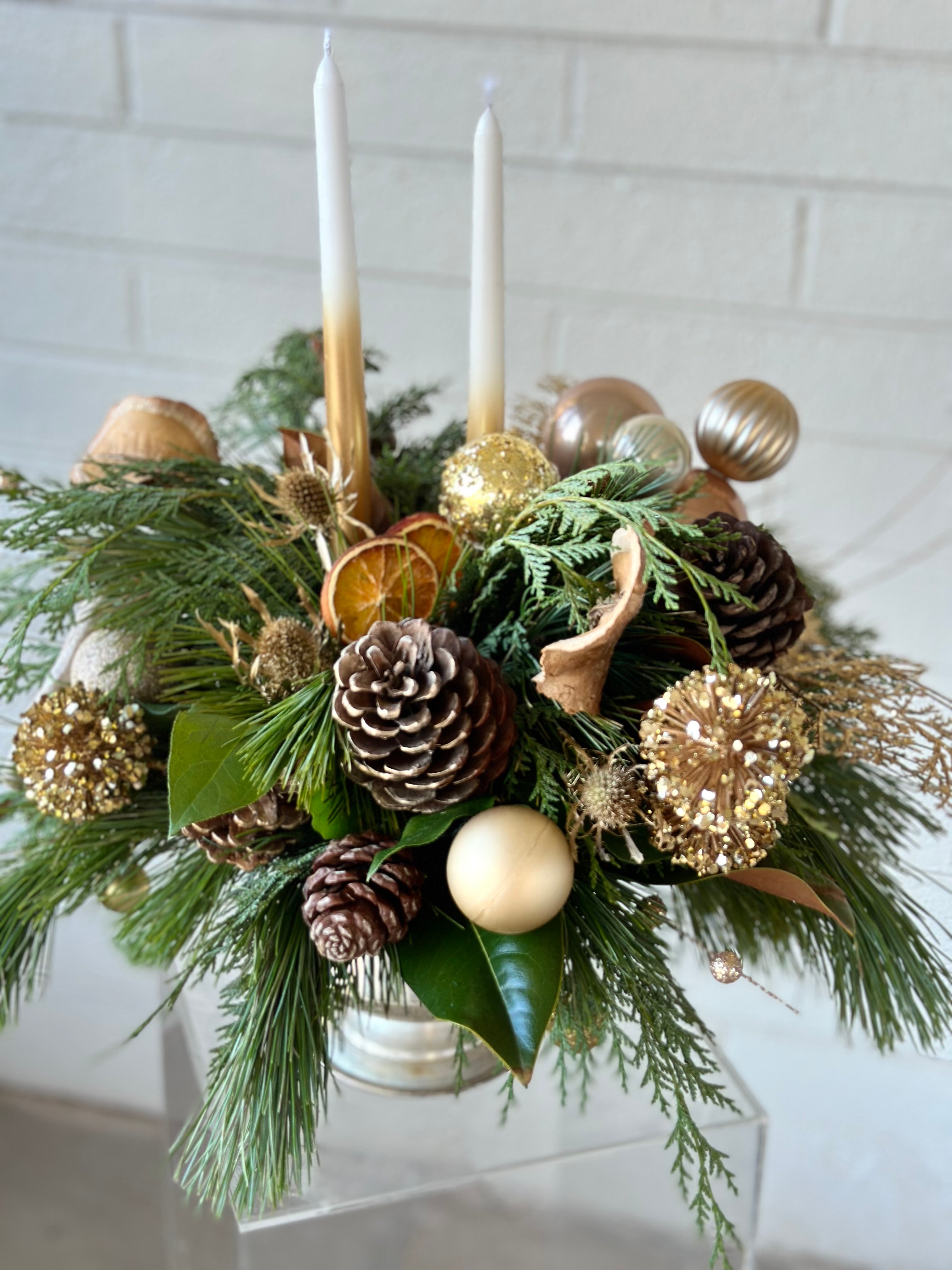 Champagne gold Centerpiece