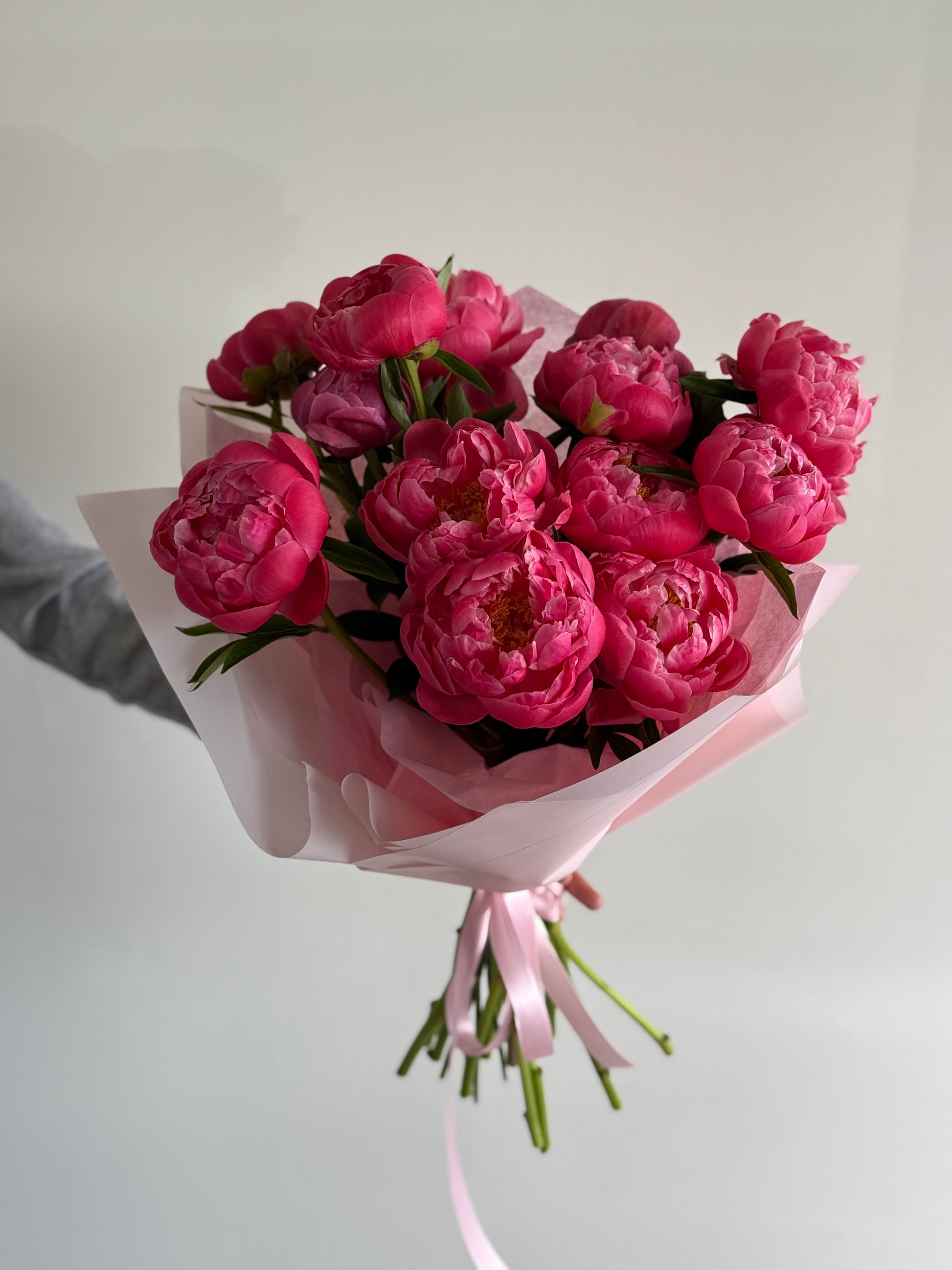 Coral Charm Peony Bouquet