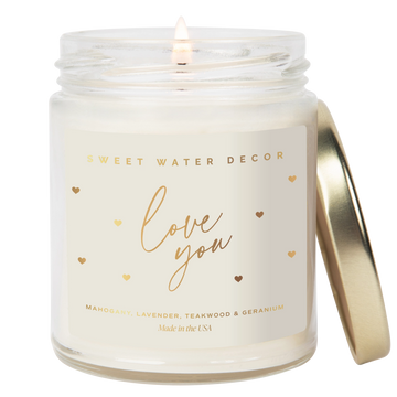 *NEW* Love You 9 oz Candle - Valentine's Day & Home Decor