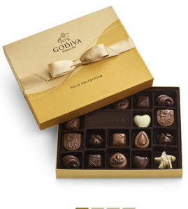 Godiva Assorted Chocolate Gold Gift Box, 28 pc.