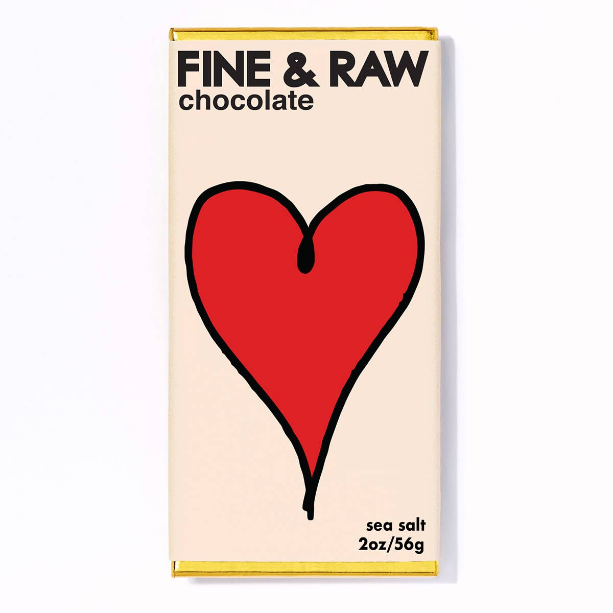 Valentines 2025 2oz Sea Salt Chocolate Bar