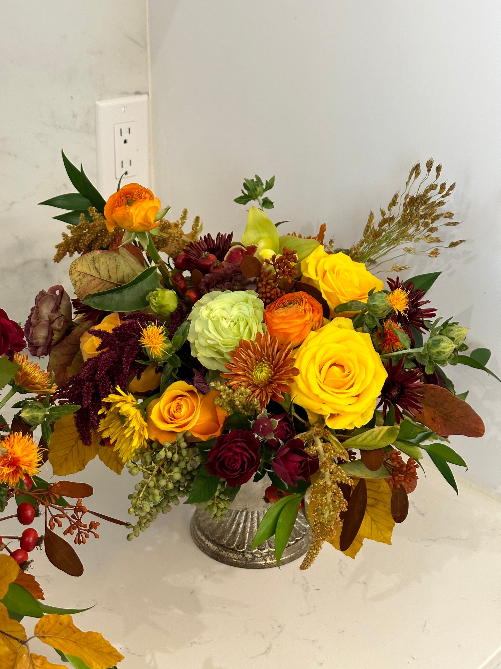 Fall Chalice Centerpiece