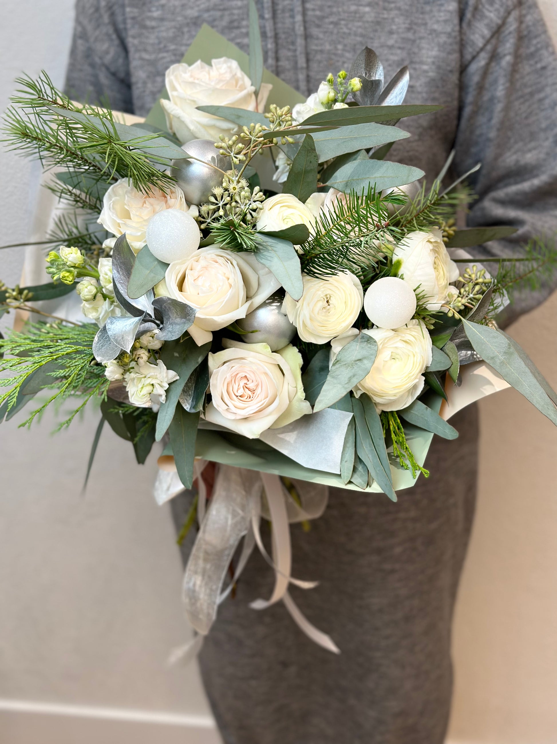 Christmas in Flagstaff Holiday handtied bouquet