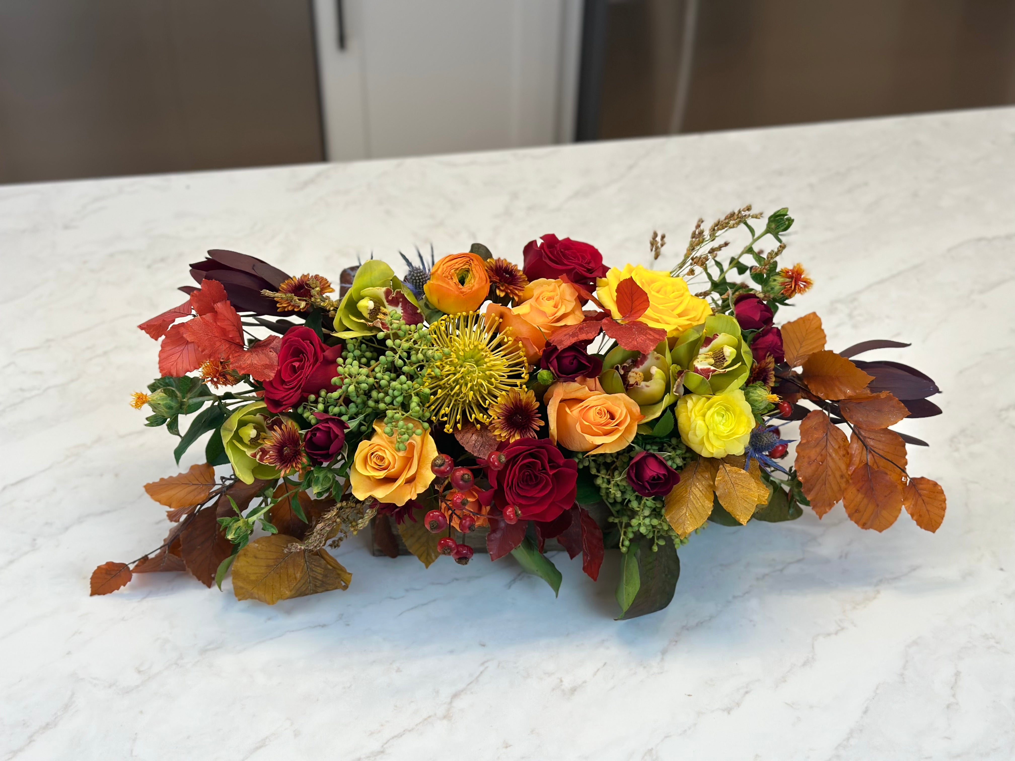 Low Profile Fall 24 Table Centerpiece