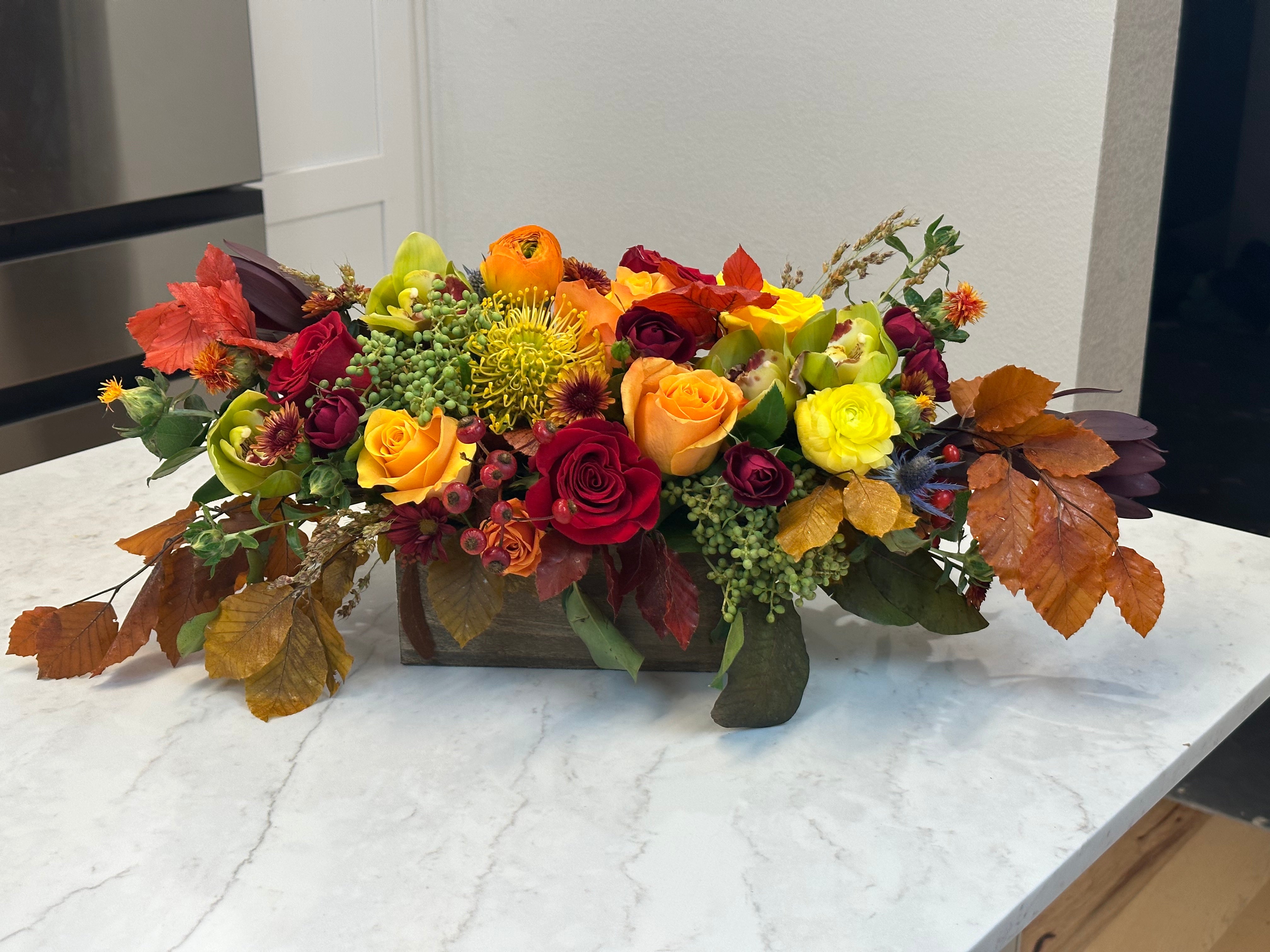 Low Profile Fall 24 Table Centerpiece