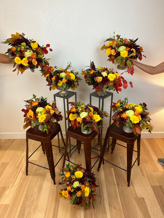 Fall Chalice Centerpiece