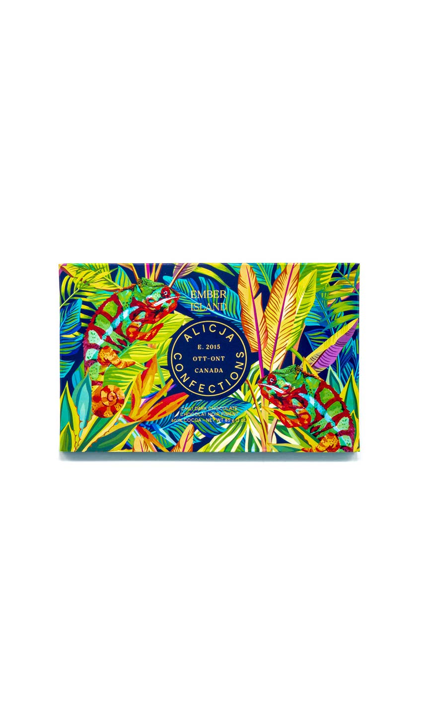 Ember Island Dark Postcard Chocolate Bar