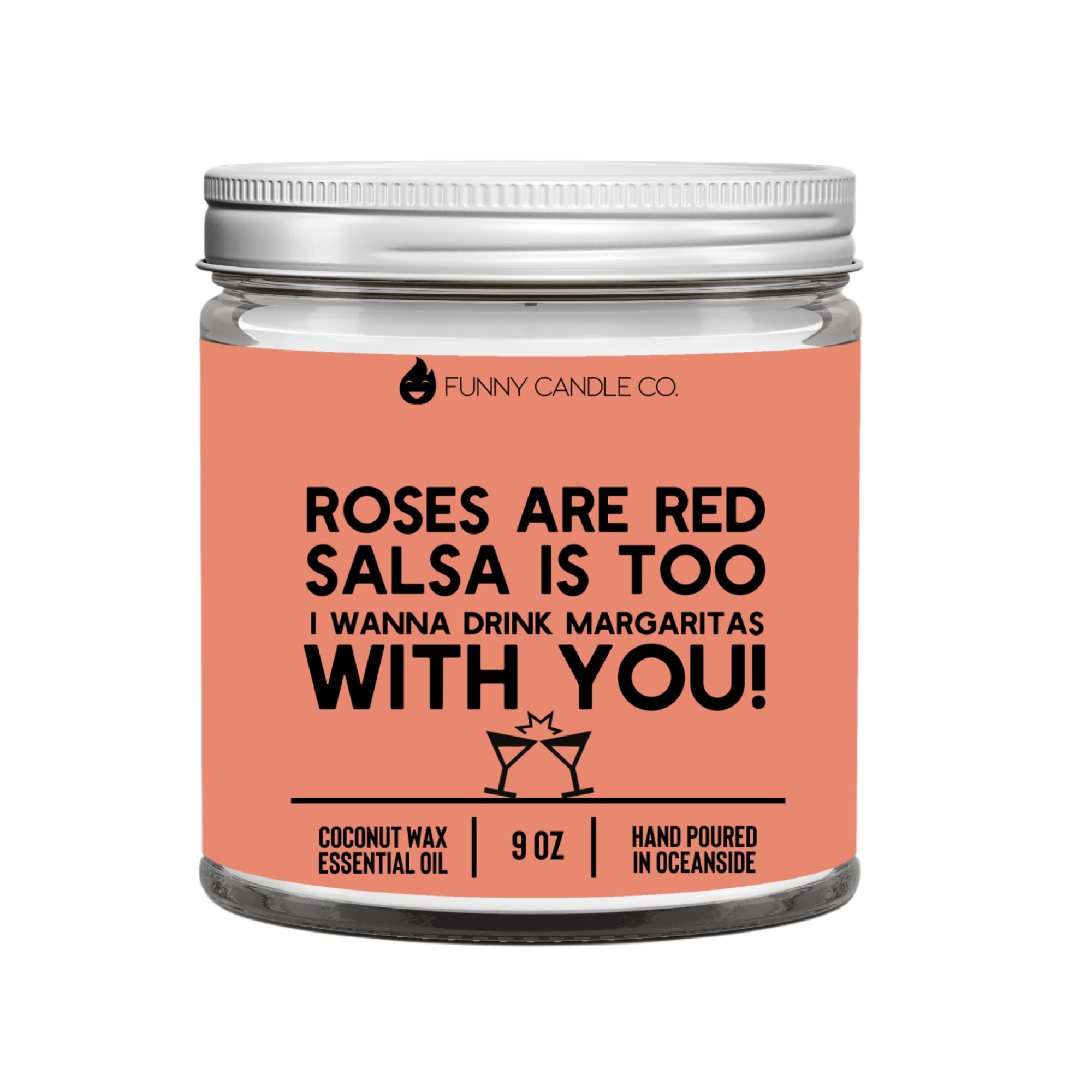 Roses Are Red, Salsa Is Too. . . - Candle