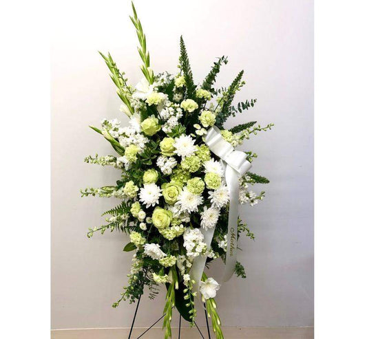 Peaceful Spray-Flower Lab-Funeral,Get Well,Gift,Loss,Sadness,Sympathy