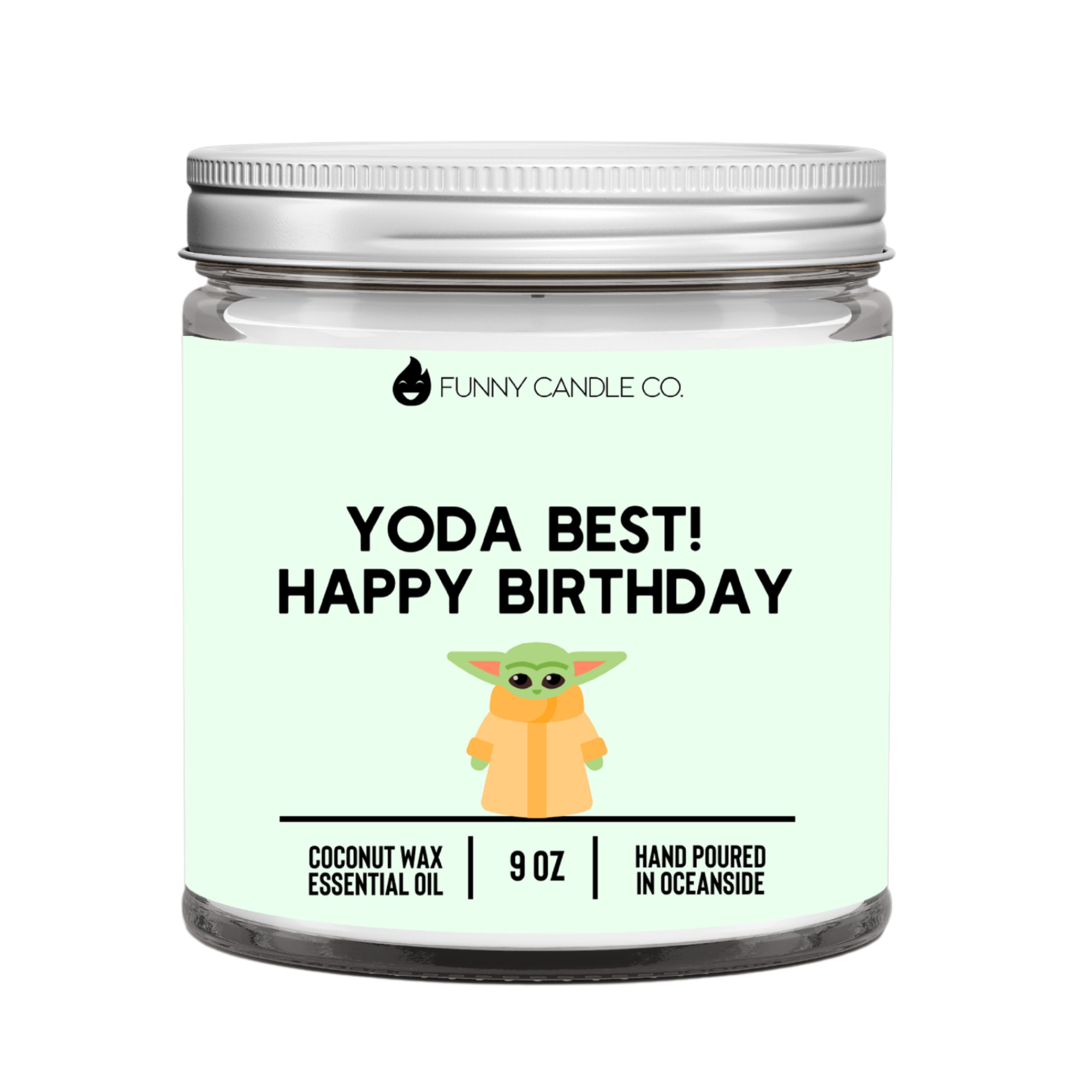 Yoda Best, Happy Birthday - Candle